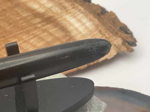 Vintage Sheaffer Balance Fountain Pen Black/Gold Trim 14K Extra Fine nib--301.25 - Picture 6 of 12