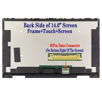 Ersatz für HP Pavilion X360 14-DY0002NC Full HD LCD Touchscreen Baugruppe