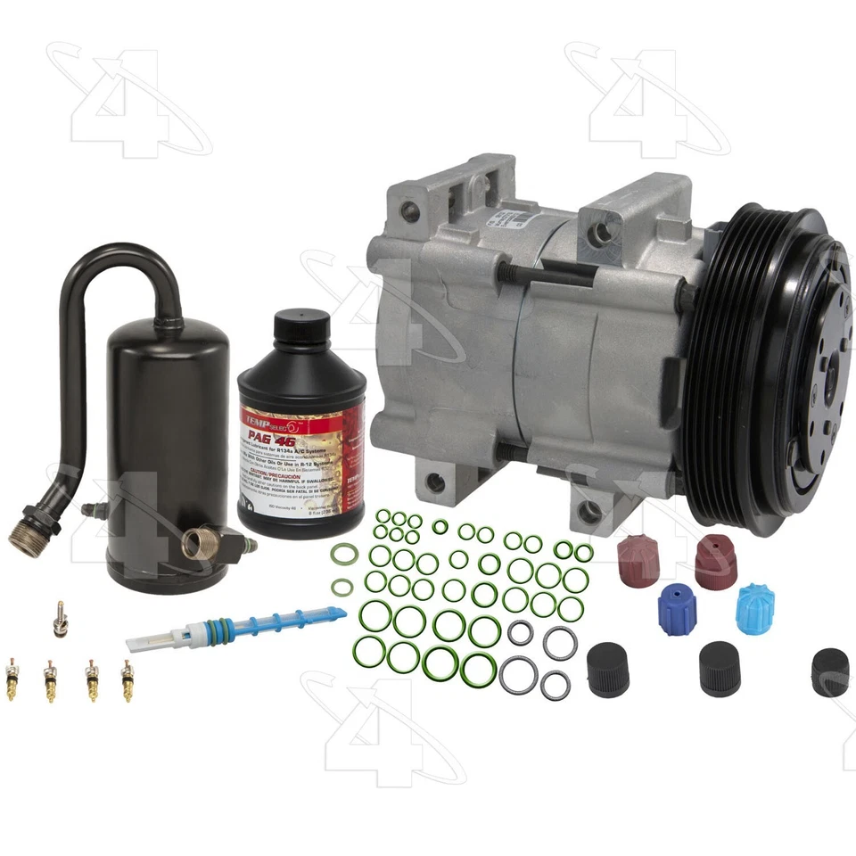 Kit compresor aire acondicionado Ford F-350 1990-1993 4 estaciones 1991 1992 Foto 3 de 4
