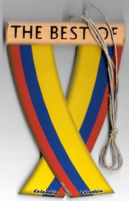 Rear view mirror car flags Colombia colombian unity flagz for inside the car