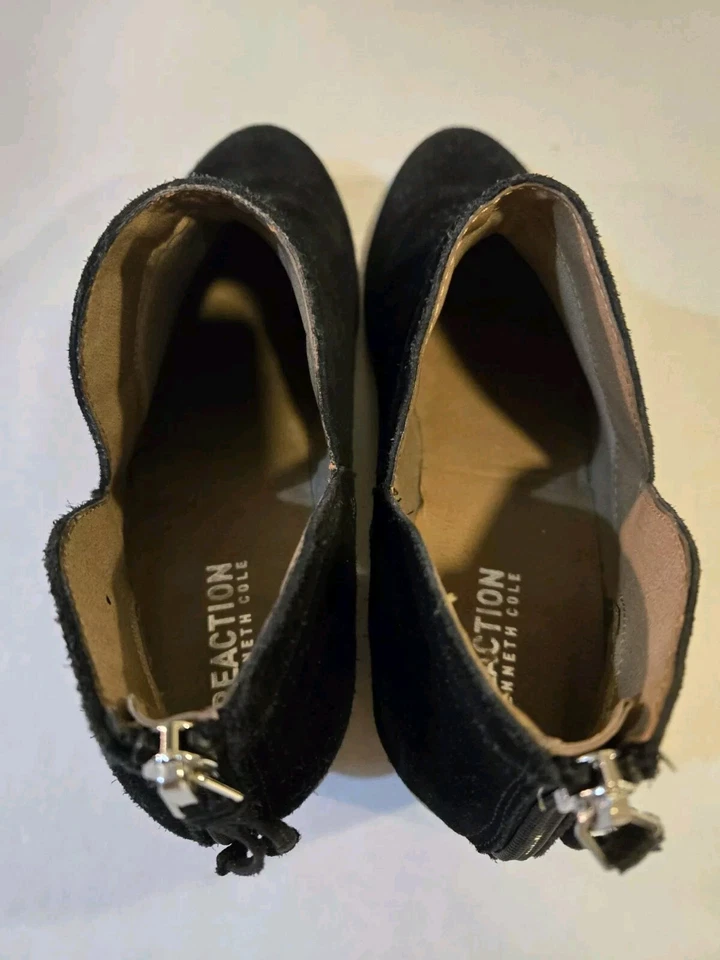Kenneth Cole REACTION Size 9 Women's Side Zip Low Heel Ankle Booties Casual - Изображение 4 из 4