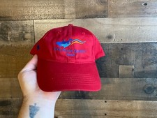 Dolphin Quest Hawaii Hat Youth Kids Boys Girls Red Blue Sewn Islands Colorful
