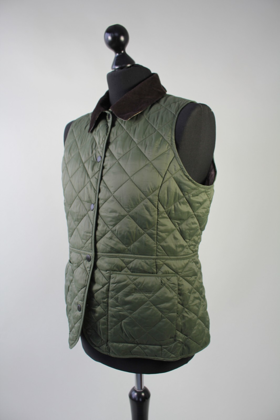 BARBOUR VEST WOMEN'S GILET GREEN QUILTED OUTDOORS SIZE US12 UK16 eBay