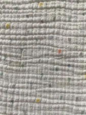 ADEN + ANAIS ESSENTIALS white with TINY TRIANGLES  muslin swaddling blanket