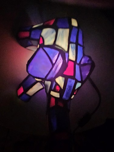 Stained Glass Elephant Lamp - Picture 4 of 4