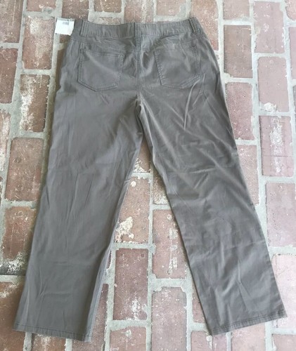Mountain Lake Womens Pants Size 14 97% Cotton Olive Green - Picture 2 of 6