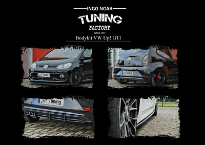 Bodykit Spoiler Heckdiffusor Schweller Flaps aus ABS für VW Up! GTI mit ABE
