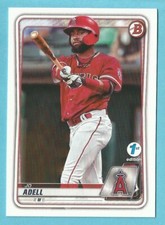 2020 Bowman First Edition Baseball Jo Adell Rookie Prospect Los Angeles Angels