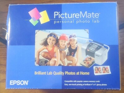 Epson PictureMate Printer Open Box Plus Print Pack 