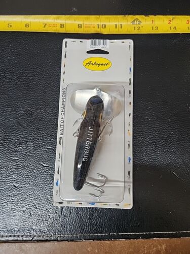 Arbogast Musky Jitterbug Lure Black