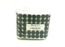 Decor 845 Felt Bumpers Black 1000/Bag 1/8"x1/2" O.D.