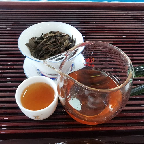 2007 CNNP ZhongCha Yuan Cha YI PIN Pu-erh Tee Roh Pu'er Tee Puer Tee Kuchen 357g - Bild 5 von 6