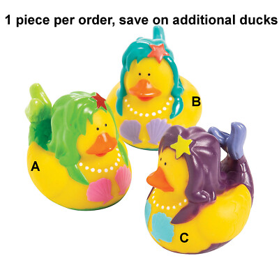 Mermaid Rubber Duckies Ducks - Choose  Style - Jeep Ducking - US Shipper