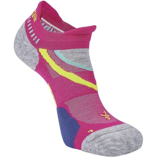 Balega UltraGlide No Show Running Socks - Electric Pink/Midgray - Picture 5 of 5