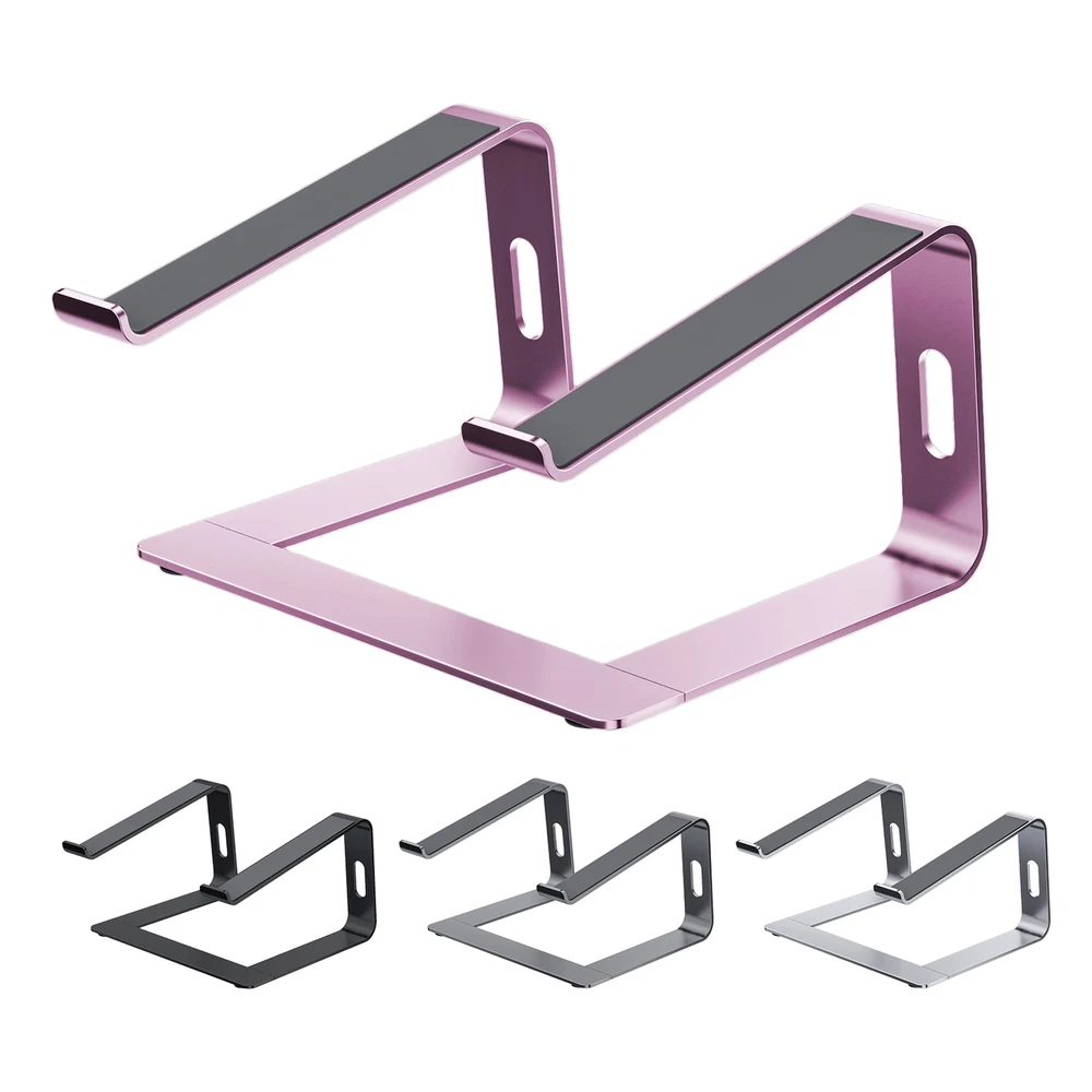 Laptop Stand for Desk, Metal Computer Riser, Heavy Stable PC Holder, Ergonomic