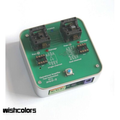 5.5V-28V Operational Amplifier Tester Instrument OP AMP Tester for Single & Dual