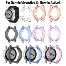 TPU Watch Full-around Case Protector Cover for Garmin Vivoactive 4S/Active S VER