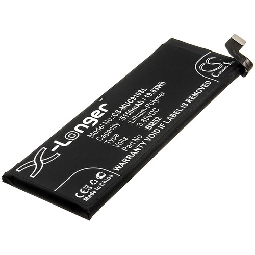 Battery for Xiaomi CC9 Pro M1910F4E M1910F4G BM52 5150mAh 3.85V - 第 1/4 張圖片