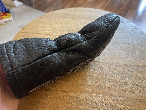 Authentic PXG Premium Pebble Grain Black Leather Driver Headcover Only b1760 - Picture 6 of 11