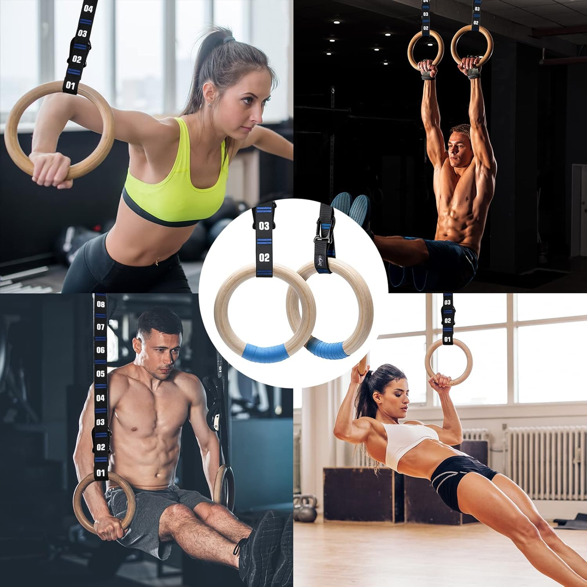 Rings Calisthenics Watch Nayoya Gymnastic Rings For Full Body