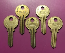 Curtis brand key blanks EL-3     set of 5             [kb6]