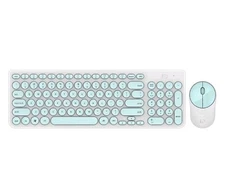 FD Wireless iK6630 Keyboard & Mouse Combo 2.4GHz Mint Green NEW in BoxHome | FD