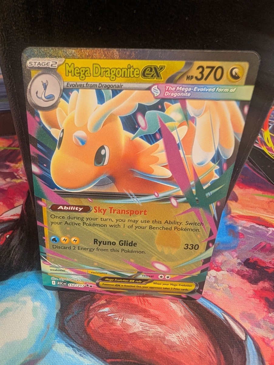 mega dragonite ex 152/217 pokemon ascended heros double rare | eBay