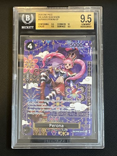 OP-14 Perona SP (OP06-093 Alt Art) - BGS 9.5 One Piece TCG