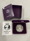 1990 S American Silver Eagle Proof 1 oz Bullion Coin + OGP & COA