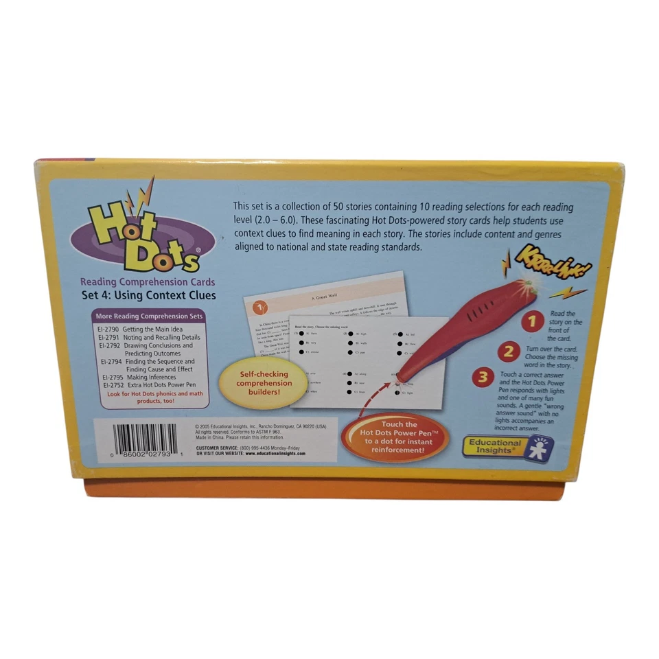 Hot Dots Using Context Clues Reading Comprehension Set 4 Homeschool Learn Study - Image 3 of 4