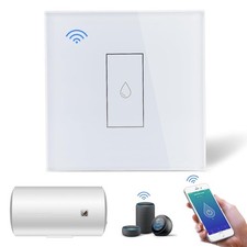 Smart Immersion Heater Timer Switch, 40A 8000W WiFi Smart Water Heater Switch, 