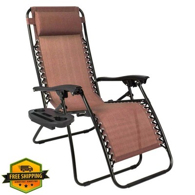 Hanperal Zero Gravity Chair Tray Clip On Cup Holder for Recliners Black