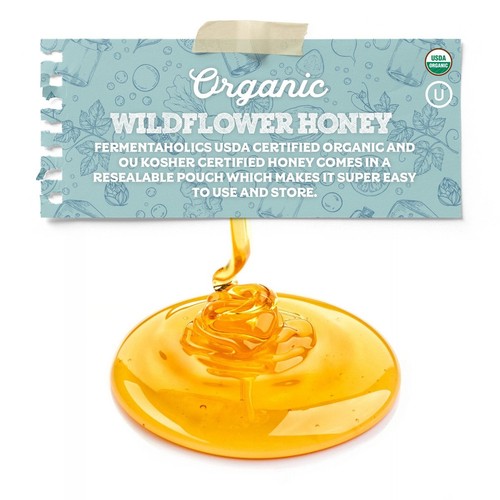 Fermentaholics USDA Certified Organic Honey - Picture 3 of 4