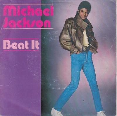 -2422- Michael Jackson - Beat It - 7''-Single- exzellent