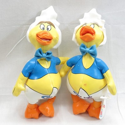 Lot of 2 VTG 1998 Harvey Toons Harvey Comics Baby Huey Duck Plush Stuffed Toy 9''