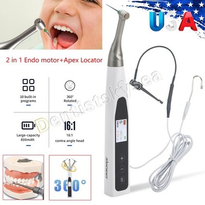 2 in 1 Wireless Dental Endo Motor with Apex Locator Root Canal Treatment