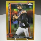 2025 Topps Chrome Football Caleb Williams True Gold 04/50 Chicago Bears QB