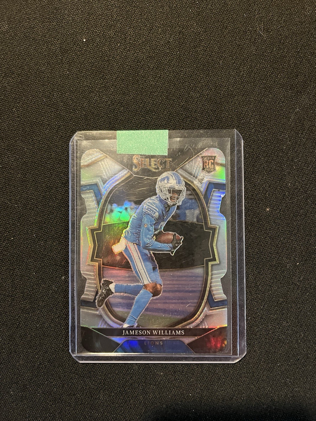 2022 Select Jameson Williams RC Silver Prizm Die Cut Concourse #57 Lions JP
