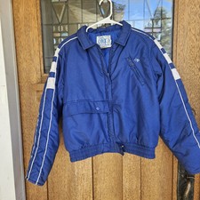 Vintage 80s Ocean Pacific OP Weather Wear Womens Ski Bomber Jacket M Med