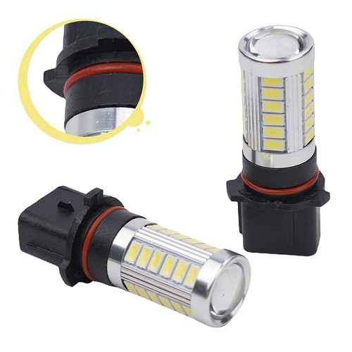 LED Bulb Set 2x P13W White for DRL Fog Lights Compatible with For A4 B8 - Picture 8 of 12
