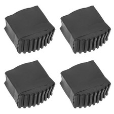 Confezione 4 Piedini Scala Gomma Ricambio Per Scale Edilizia Alluminio Legno