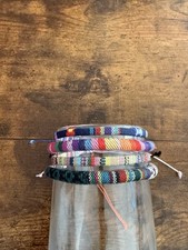 New Adjustable Woven Boho Surf Beach Bracelet Unisex -Friendship  .X4 Bracelets 