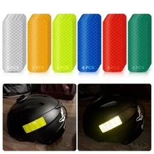 PSLER Reflective Stickers 36pcs High Visibility Waterproof Safety Tape 6 Colors