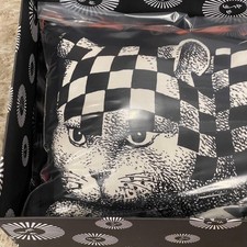 Fornasetti フォルナセッティ 猫柄 クッション 新品 正規品 FORNASETTI(フォルナセッティ) クッション・クッションカバー(ライフ