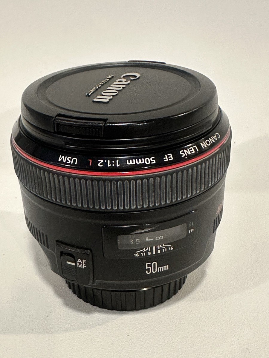 Canon EF 50mm 1:1.2 L USM Ultrasonic Lens made in japan | eBay