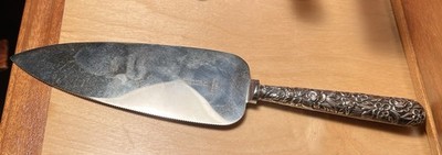 Vintage WEB Sterling Handle Sheffield Stainless Steel Blade England Pie-Cake