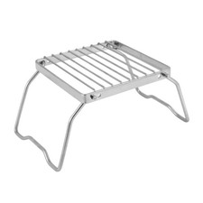 Foldable Camping Cooker Rack Lightweight Folding Campfire Grill Anti-Rust