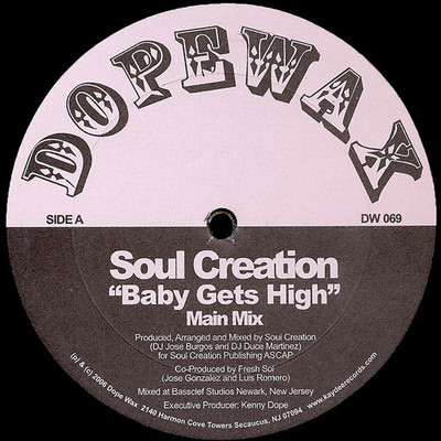 Soul Creation - Baby Gets High (Vinyl 12'' - 2024 - UK - Original)