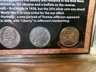Historic Five Cent Pieces W/silver war nickel & 1943 Steel Penny Collection Lot — photo 4