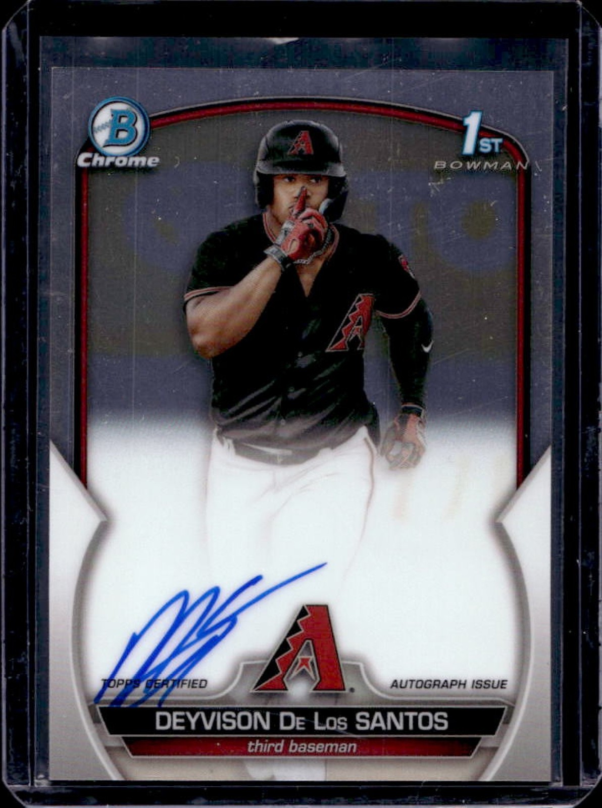 2023 Bowman Chrome Deyvison De Los Santos Auto 1st #CPA-DD Diamondbacks